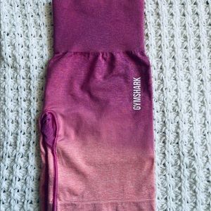 Gymshark Ombré Seamless Shorts - Pink